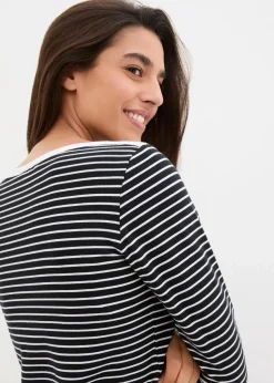 Langarmshirt mit reiner Bio-Baumwolle