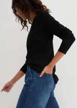 Langarm-Shirt mit reiner Bio-Baumwolle