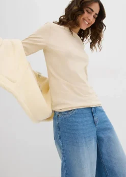 Langarmshirt mit reiner Bio-Baumwolle (2er Pack)