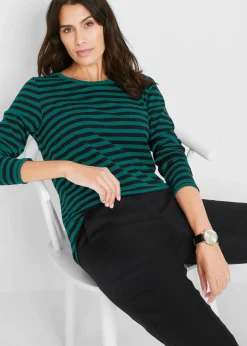 Langarmshirt mit reiner Bio-Baumwolle