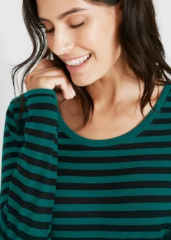 Langarmshirt mit reiner Bio-Baumwolle
