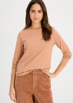 Langarmshirt mit reiner Bio-Baumwolle (2er Pack)