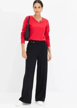 Langarmshirt mit Ösen