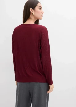 Langarmshirt mit Struktureffekt