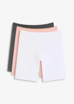 Lange Damen Boxer mit Bio-Baumwolle (3er Pack)