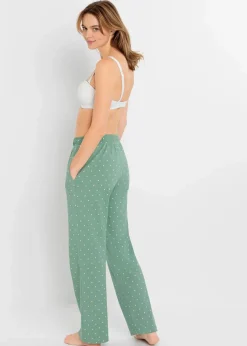 Lange Pyjamahose aus reiner Baumwolle (2er Pack)