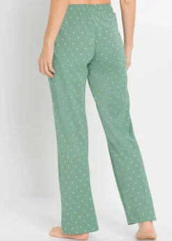 Lange Pyjamahose aus reiner Baumwolle (2er Pack)