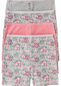 Lange Unterhose mit hohem Bund (4er Pack)