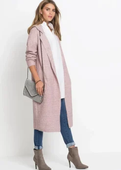 Langer Strickmantel im Loose Fit