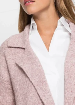 Langer Strickmantel im Loose Fit