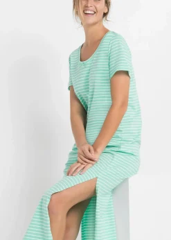 Langes Nachthemd aus reiner Baumwolle