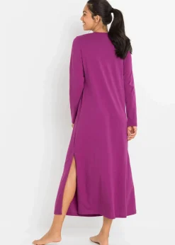 Langes Nachthemd aus reiner Bio-Baumwolle