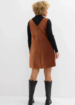 Latzkleid aus Jerseycord