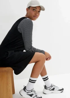 Latzkleid aus Jerseycord