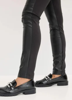 Lederimitat-Hose im Punto di Roma Mix