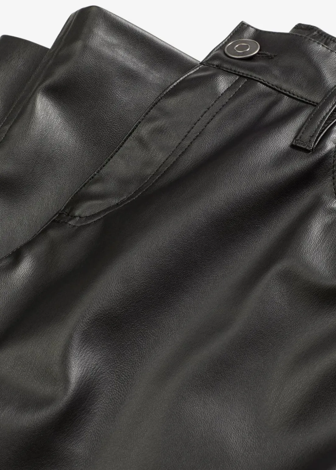 Lederimitat-Hose mit Bequembund