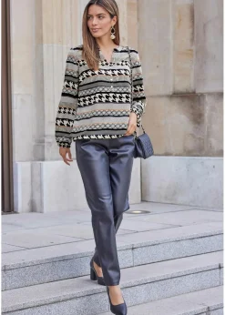 Lederimitat-Schlupfhose