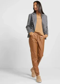 Lederimitat-Schlupfhose