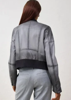 Lederjacke aus Lammnappa