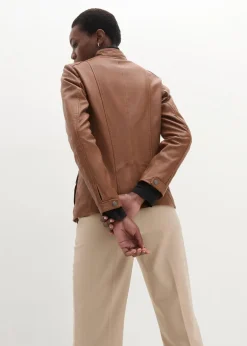 Lederjacke aus Lammnappa