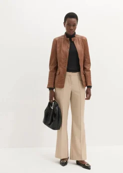 Lederjacke aus Lammnappa