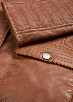 Lederjacke aus Lammnappa