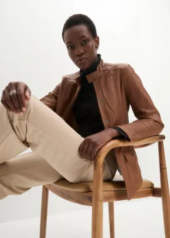 Lederjacke aus Lammnappa