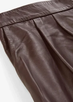 Leder-Shorts aus Lammnappa