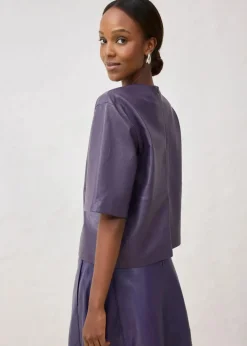 Leder-Tunika aus Lammnappa