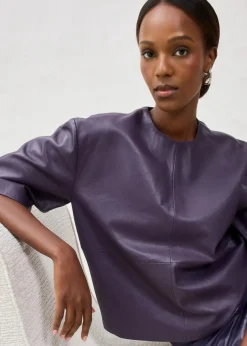 Leder-Tunika aus Lammnappa