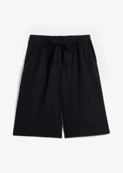 Legere Bermuda mit Leinen