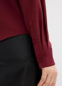 Leicht glänzendes Blusenshirt