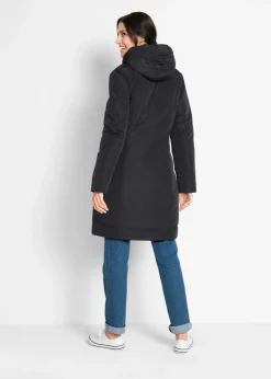 leicht wattierter Kurzmantel mit Kapuze