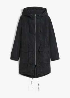 Leicht wattierter Mantel mit Tunnelzug