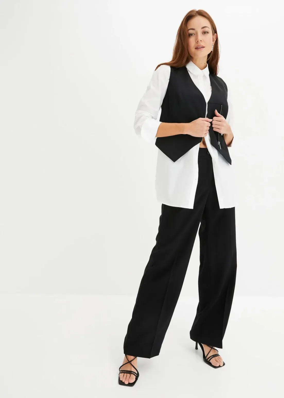 Leichte Marlenehose mit Viskose