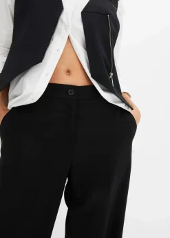 Leichte Marlenehose mit Viskose