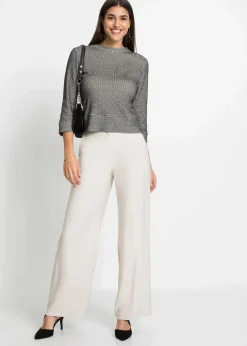 Leichte Marlenehose mit Viskose