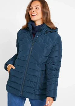 Leichte Steppjacke mit abnehmbarer Kapuze