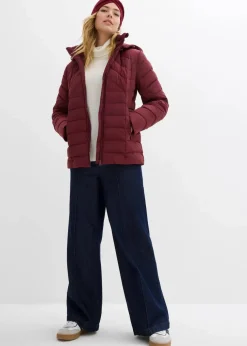 Leichte Steppjacke mit abnehmbarer Kapuze