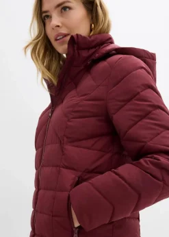 Leichte Steppjacke mit abnehmbarer Kapuze