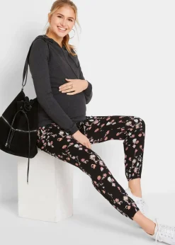 Leichte Umstandshose aus Viskose, Loose Fit