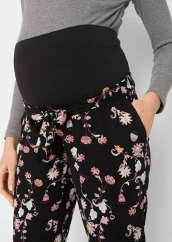 Leichte Umstandshose aus Viskose, Loose Fit