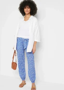 Leichte Umstandshose aus Viskose, Loose Fit