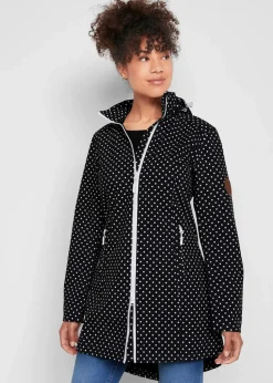 Leichte, wasserabweisende Softshell-Langjacke