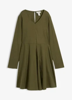 Leichtes Flanellkleid aus reiner Baumwolle