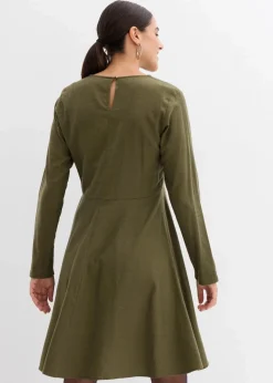 Leichtes Flanellkleid aus reiner Baumwolle