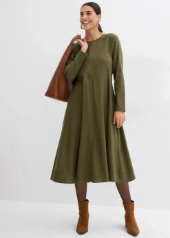 Leichtes Flanellkleid aus reiner Baumwolle