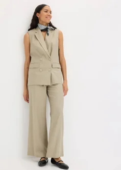 Leinen-Blazer ohne Arm