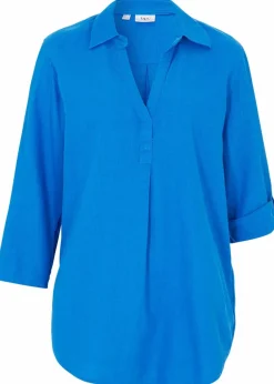 Leinen-Bluse, 3/4-Arm