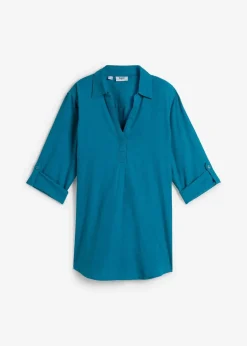 Leinen-Bluse, 3/4-Arm